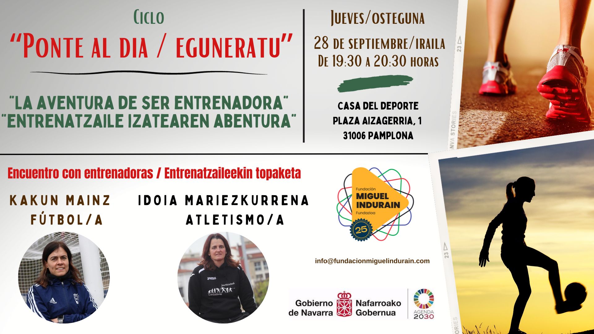Encuentro con las entrenadoras Kakun Mainz e Idoia Mariezkurrena